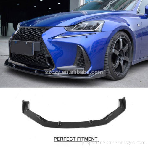 Carbon Fiber Front Lip Spoiler for Lexus IS/IS F-Sport 17-18